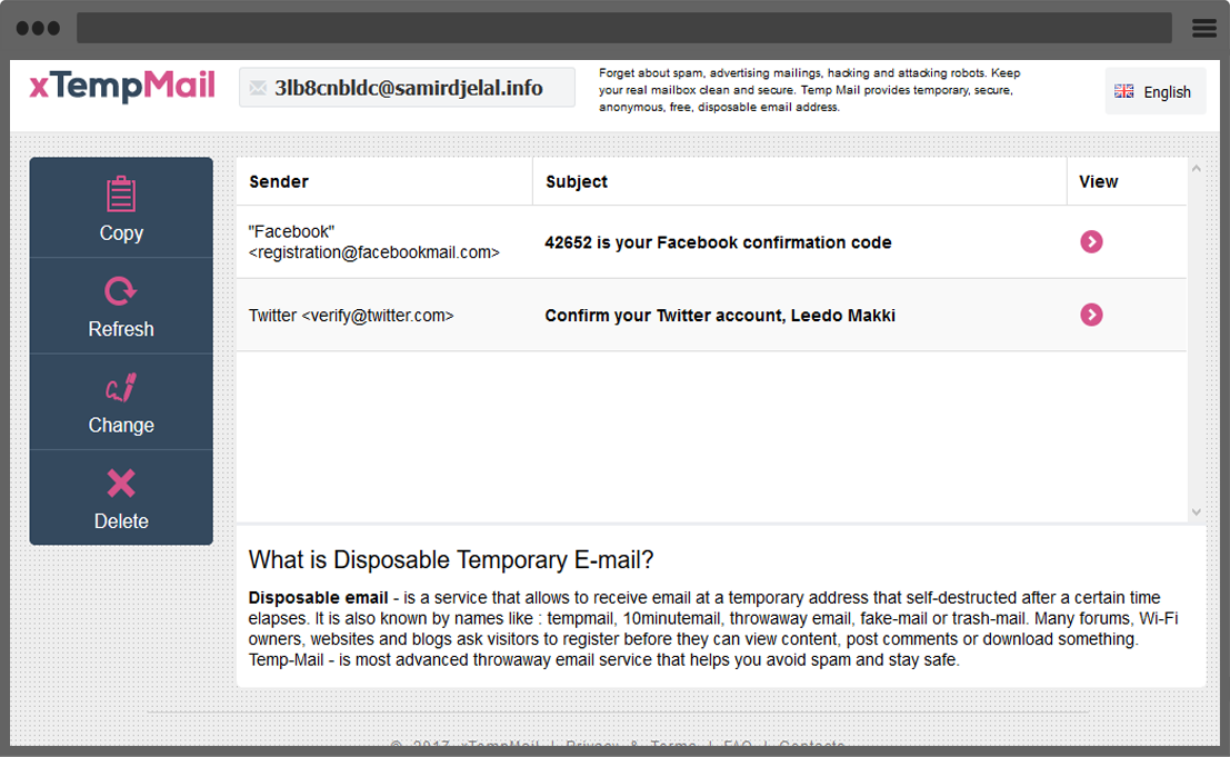 xTempMail Temporary, Disposable Mail Temporary, disposable email
